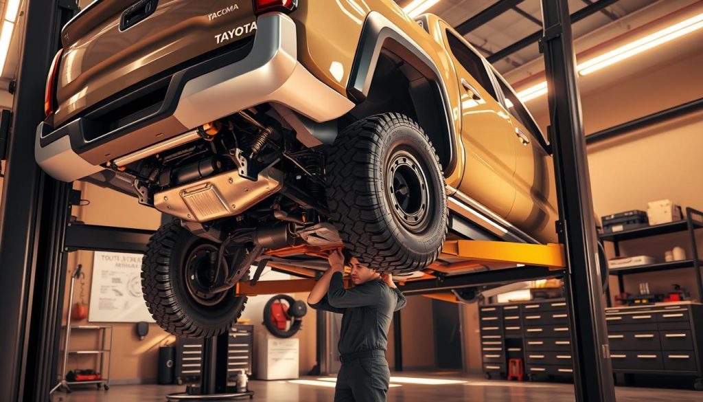 Toyota Tacoma 15,000-mile maintenance inspection