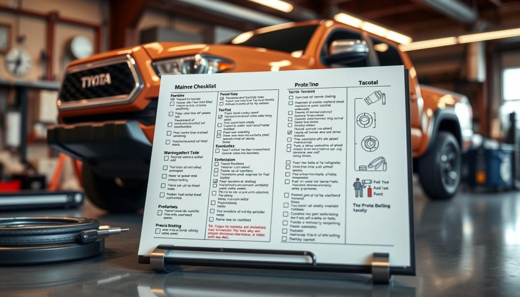 Toyota Tacoma 30,000-Mile Maintenance Checklist