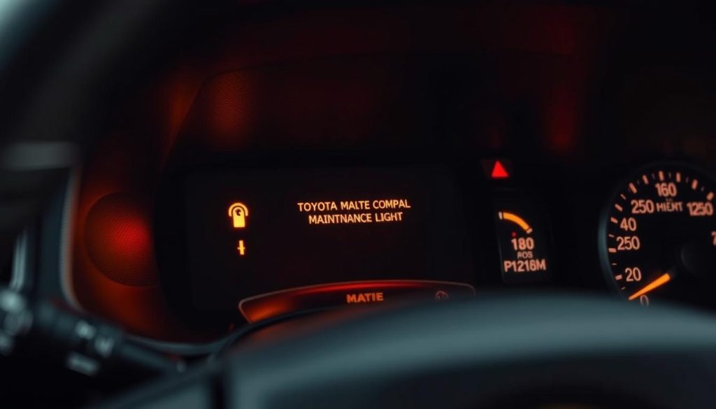 Toyota Tacoma maintenance light