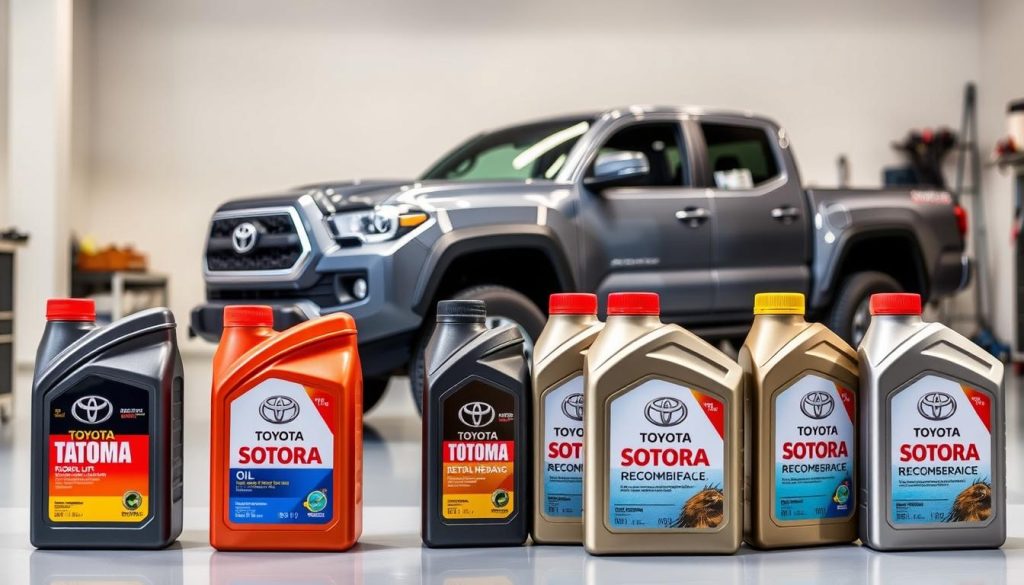 Toyota Tacoma oil types
