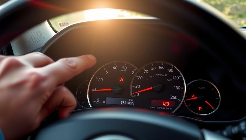 Toyota 4Runner maintenance light reset using odometer button