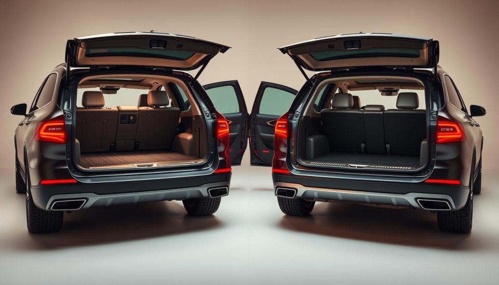 luxury suv cargo space comparison