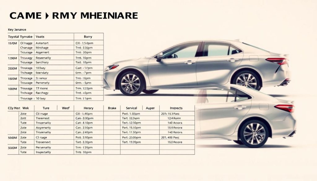 Camry maintenance schedule