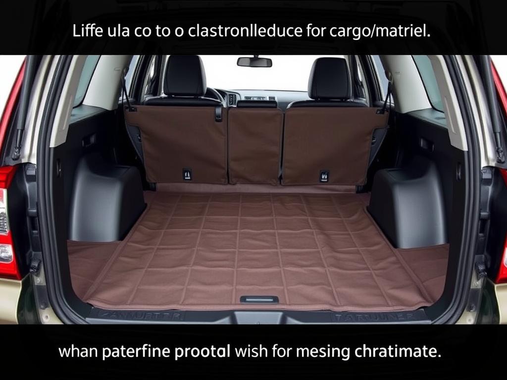Canvasback Custom cargo liner showing waterproof canvas material in Toyota 4Runner