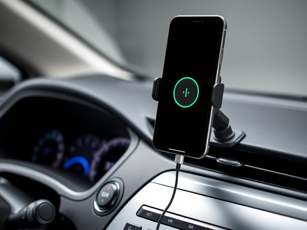 ESR HaloLock Qi2 Magnetic Wireless Car Charger mounted in Toyota Prius ESR HaloLock Qi2 Magnetic Wireless Car Charger mounted in Toyota Prius
