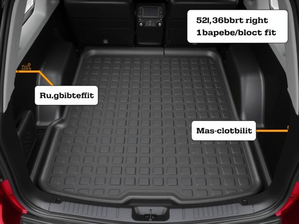 Husky Liners WeatherBeater Toyota 4Runner cargo liner with rubberized surface