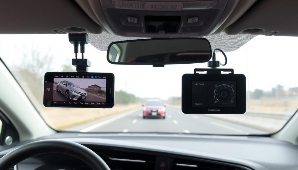 REDTIGER F7N dash cam installed in a 2025 Toyota Corolla Hatchback