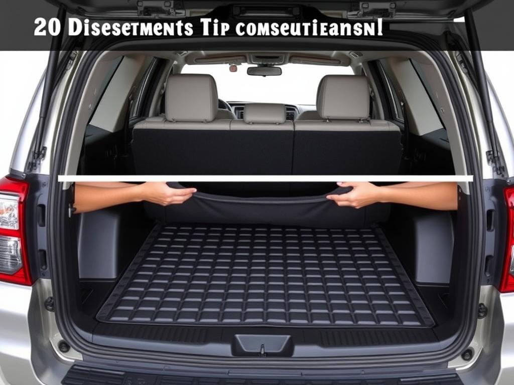 Step-by-step installation of Toyota 4Runner cargo liner Step-by-step installation of Toyota 4Runner cargo liner