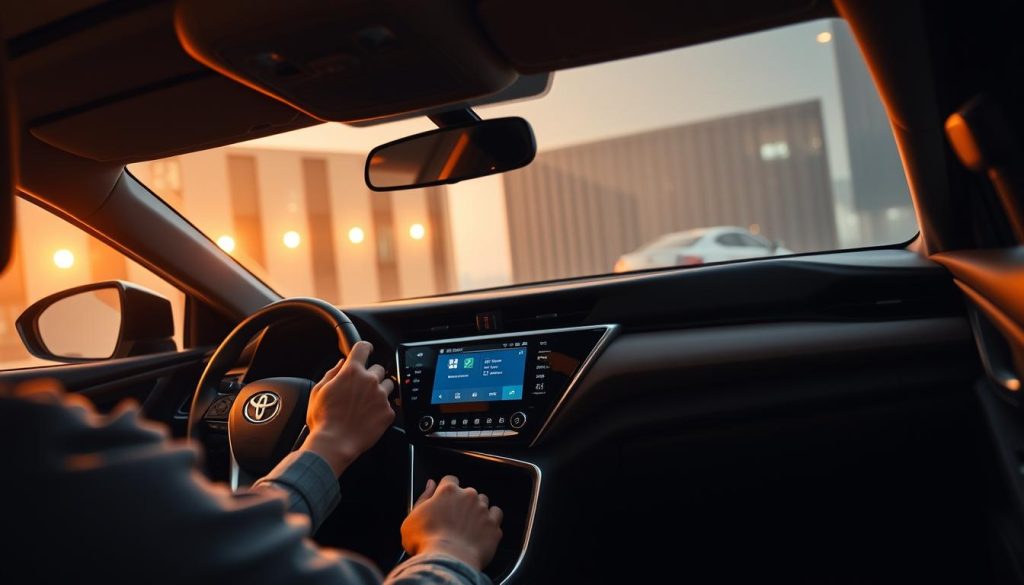 camry interior technology