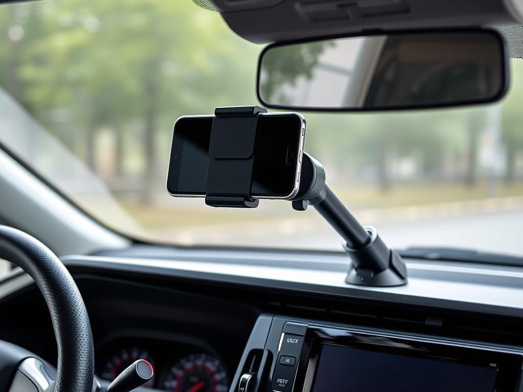 iOttie Easy One Touch 5 mounted on Toyota Prius dashboard iOttie Easy One Touch 5 mounted on Toyota Prius dashboard