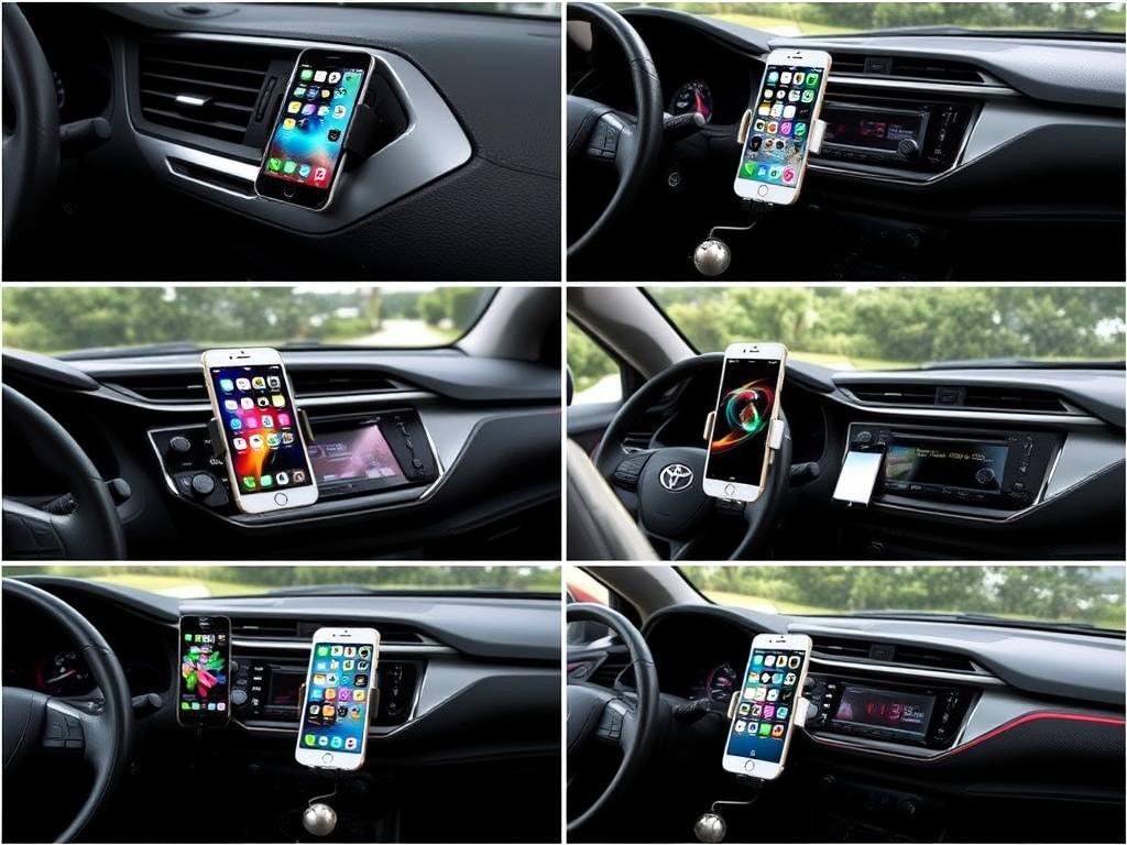 Collection of top 5 Toyota C-HR phone mounts for 2025 Collection of top 5 Toyota C-HR phone mounts for 2025