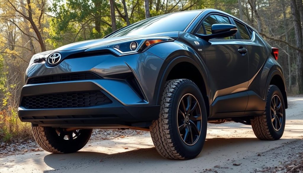 Motortane Premium Lift Kit installed on a 2025 Toyota C-HR