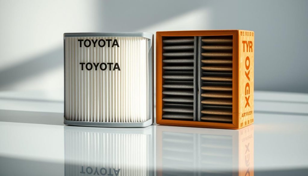 Toyota OEM air filter comparison