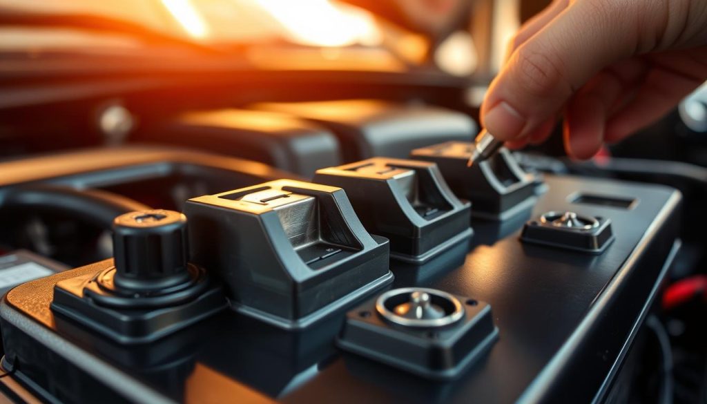Toyota Sequoia battery terminal maintenance