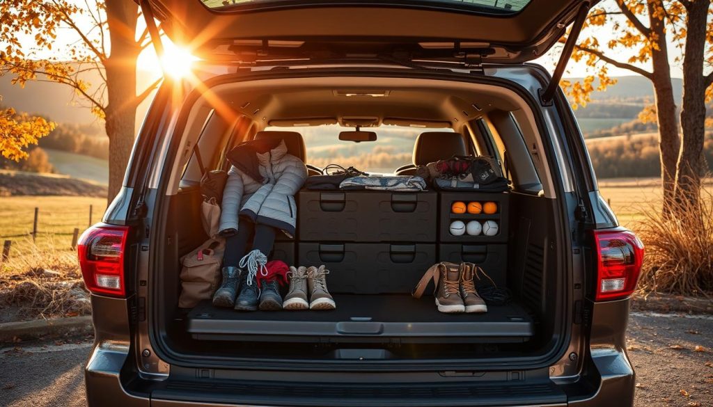 Toyota Sequoia cargo management seasonal storage