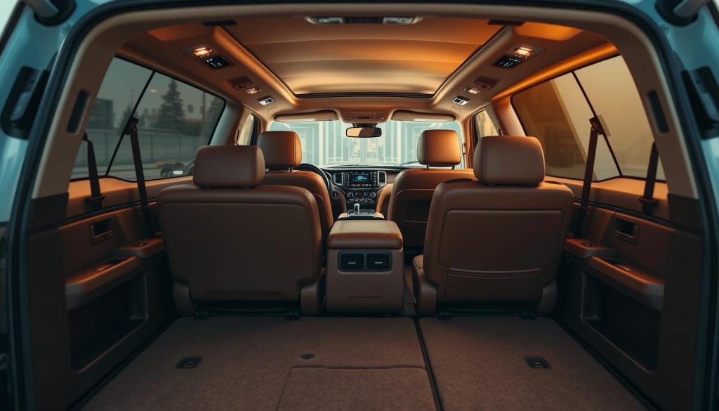 Toyota Sequoia interior cargo room configurations