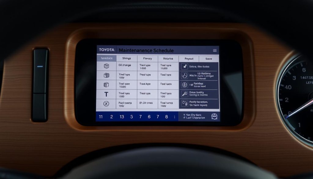 Toyota Sequoia maintenance schedule