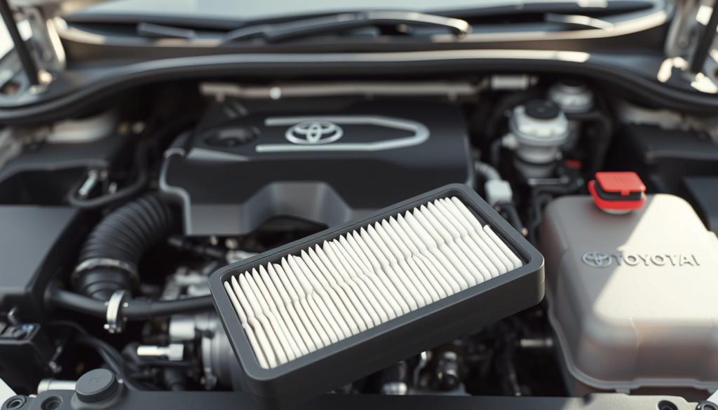 Toyota air filter location in engine compartment