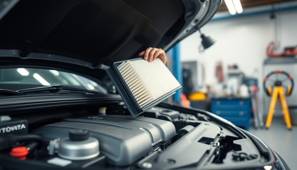Toyota air filter replacement for sedans
