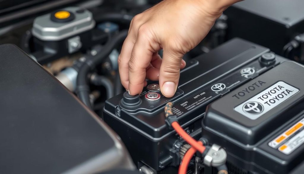 Toyota battery terminal disconnection process