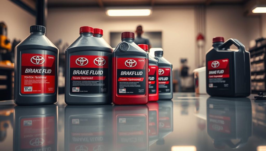 Toyota brake fluid types and maintenance
