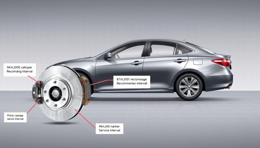 Toyota brake maintenance schedule for sedan models