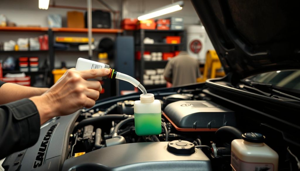 Toyota cooling system refill