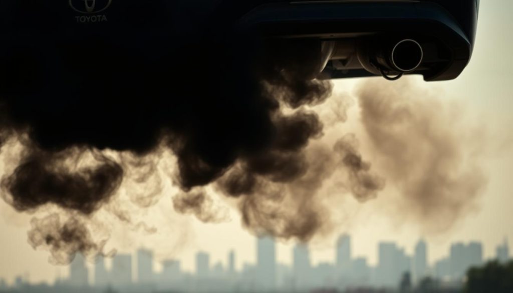 Toyota exhaust smoke causes