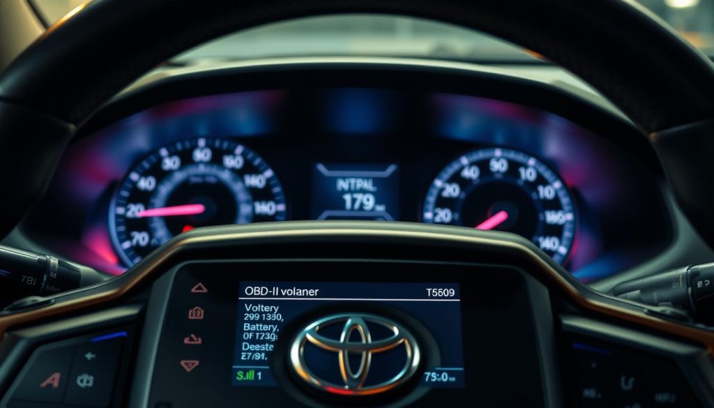 Toyota hybrid battery OBD-II scanner diagnostics