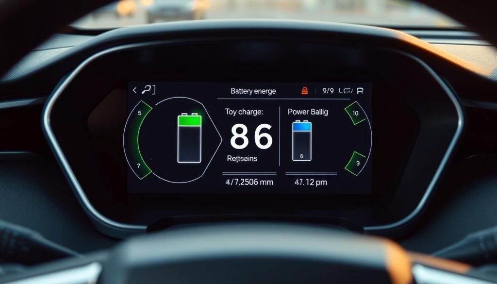 Toyota hybrid battery energy display monitor