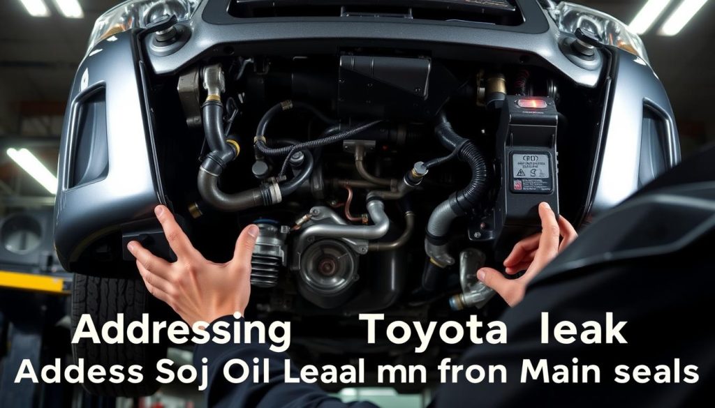 Toyota oil leak repair