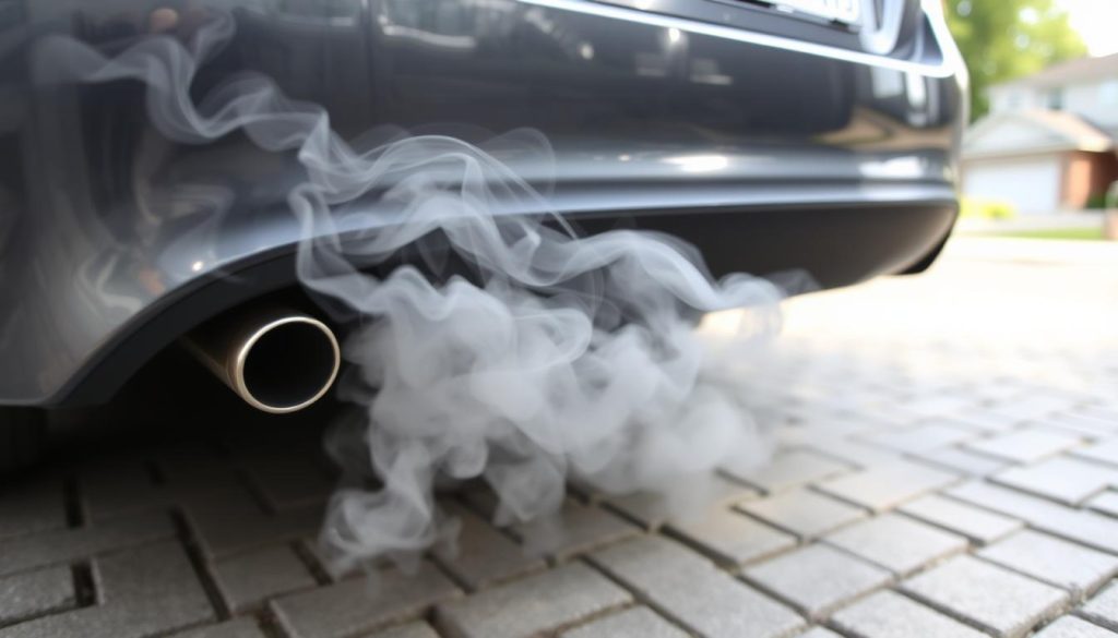 Toyota smoking exhaust repair