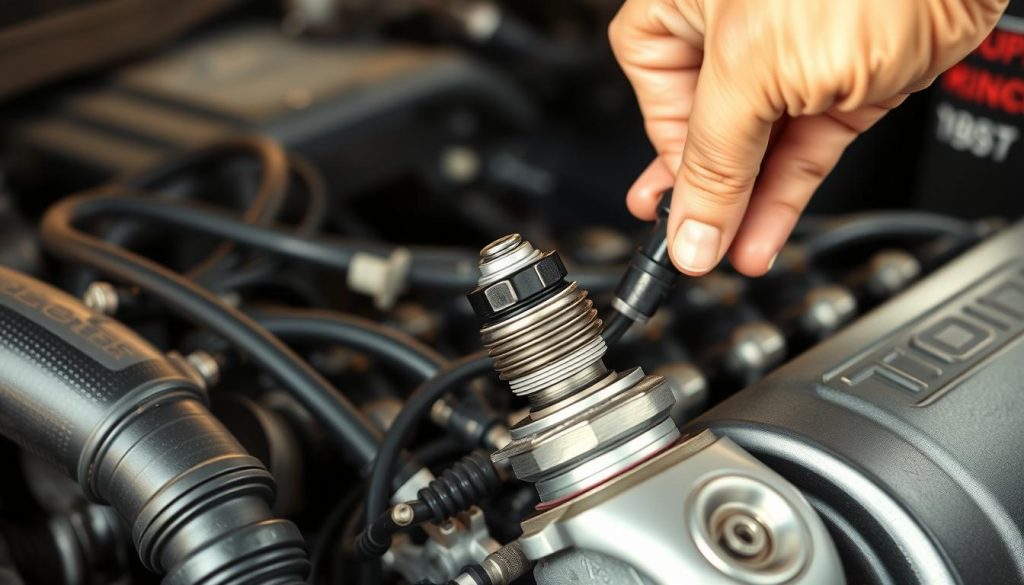 Toyota spark plug ignition coil installation