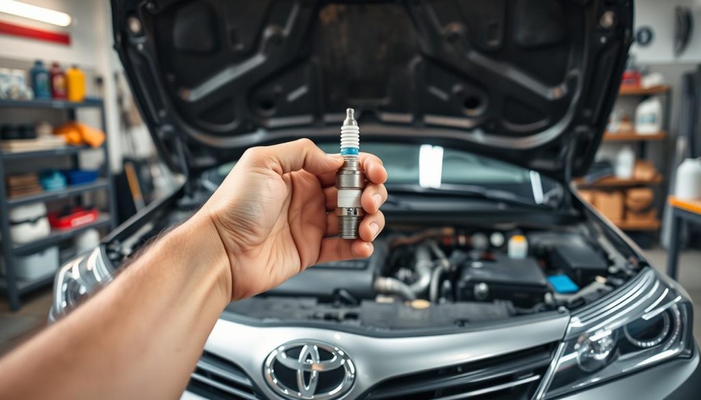 Toyota spark plug installation preparation