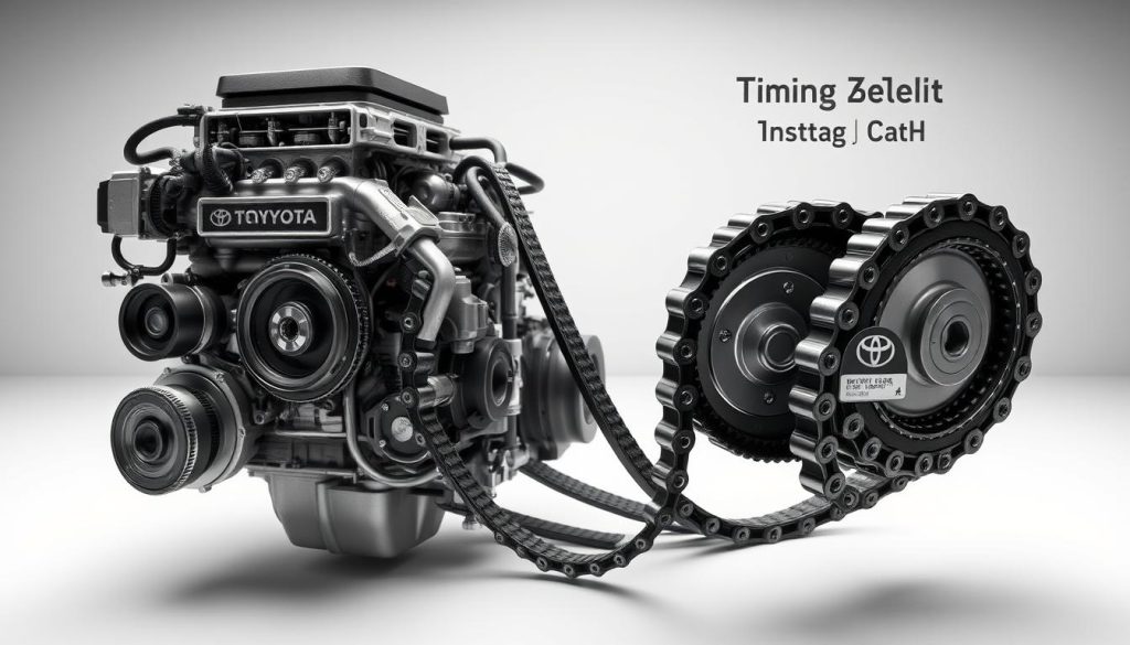 Toyota timing belt vs chain identification methods