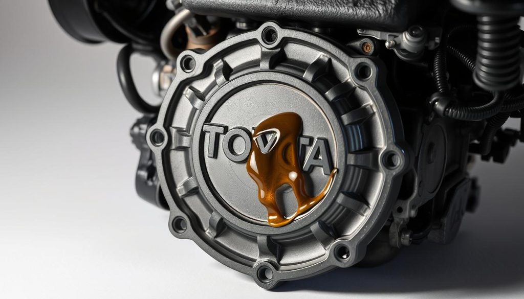 Toyota timing cover oil leak repair