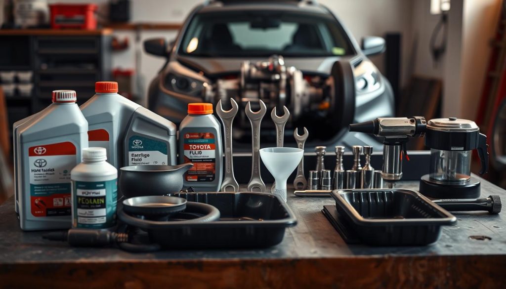 Toyota transmission fluid change tools