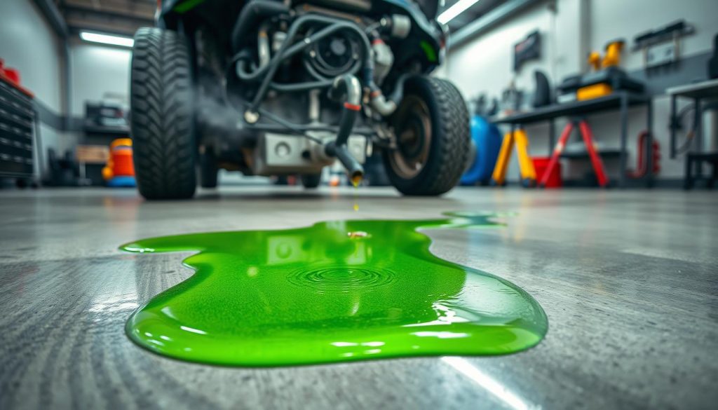 coolant leak detection