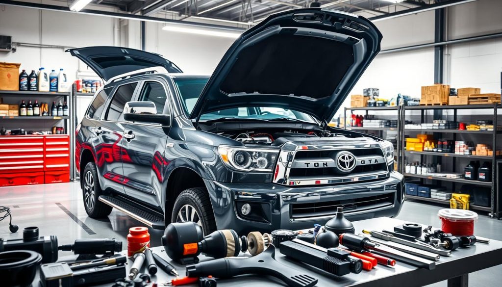 haul capacity Toyota Sequoia maintenance